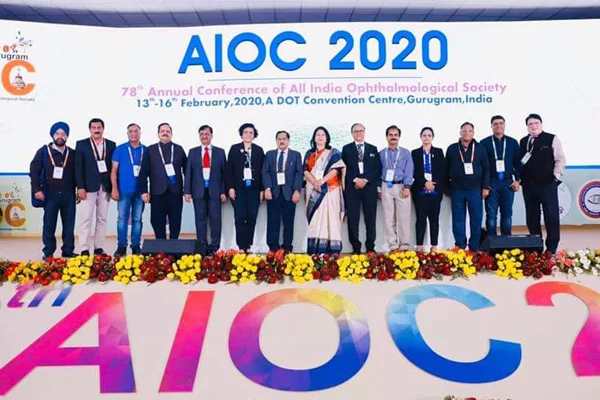 All India Ophthalmology conference medical presentation