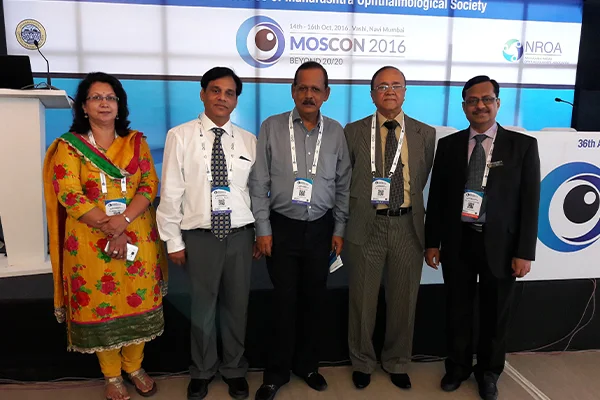 Annual MOSCON Maharashtra Ophthalmological Society conference presentation