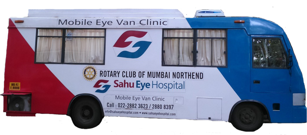 Mobile eye care van providing community outreach medical services